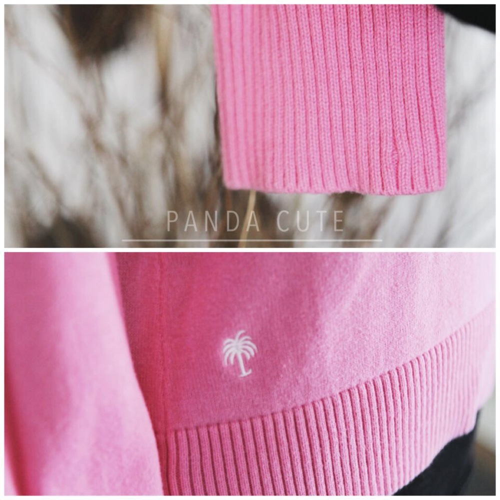 Pink sweater by Lilly Pulitzer